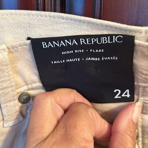 BANANA REPUBLIC The Flare Velvet Premium Jean size 24 - Picture 8 of 12